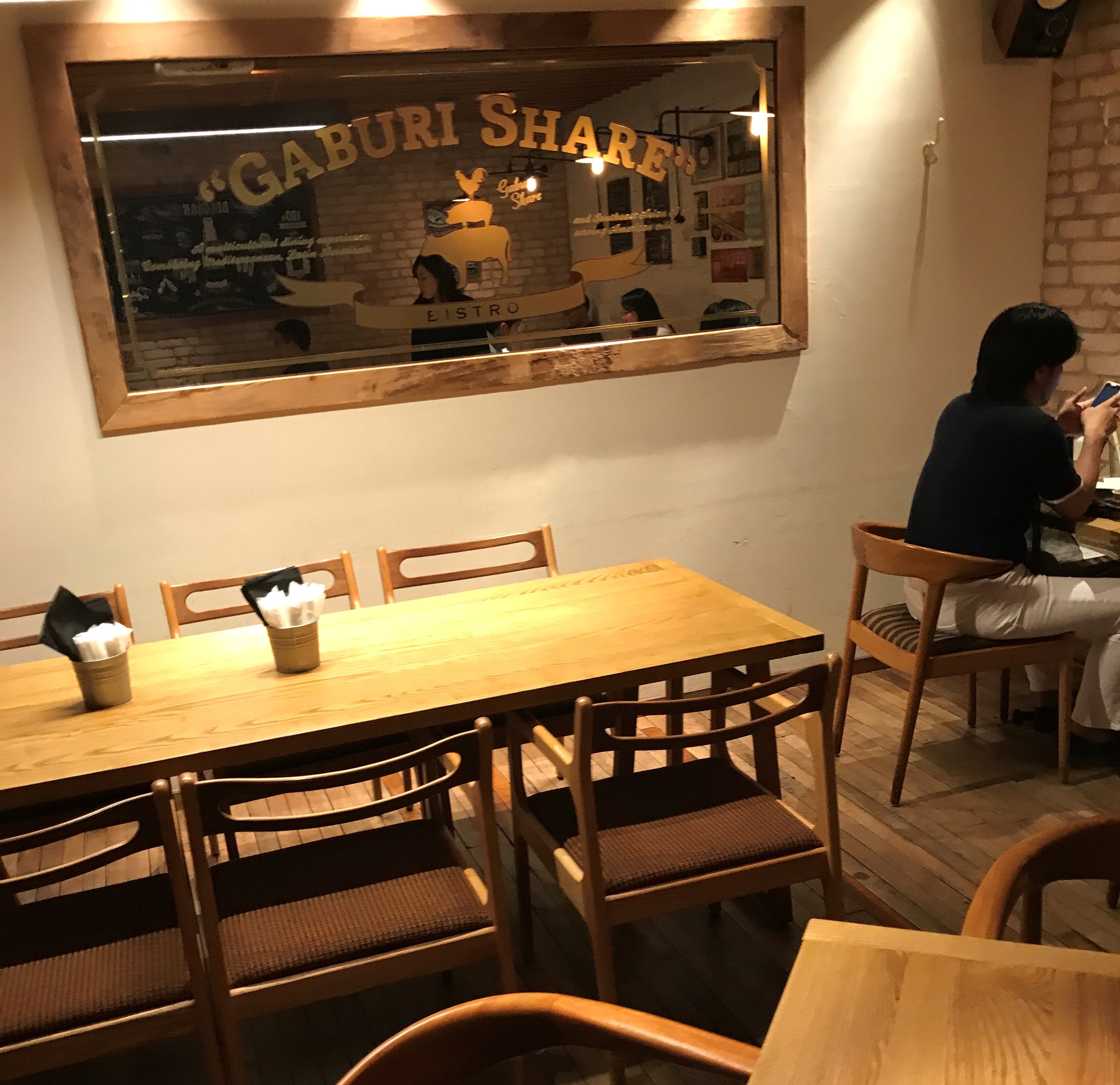 GABRI SHAREの店内の一角