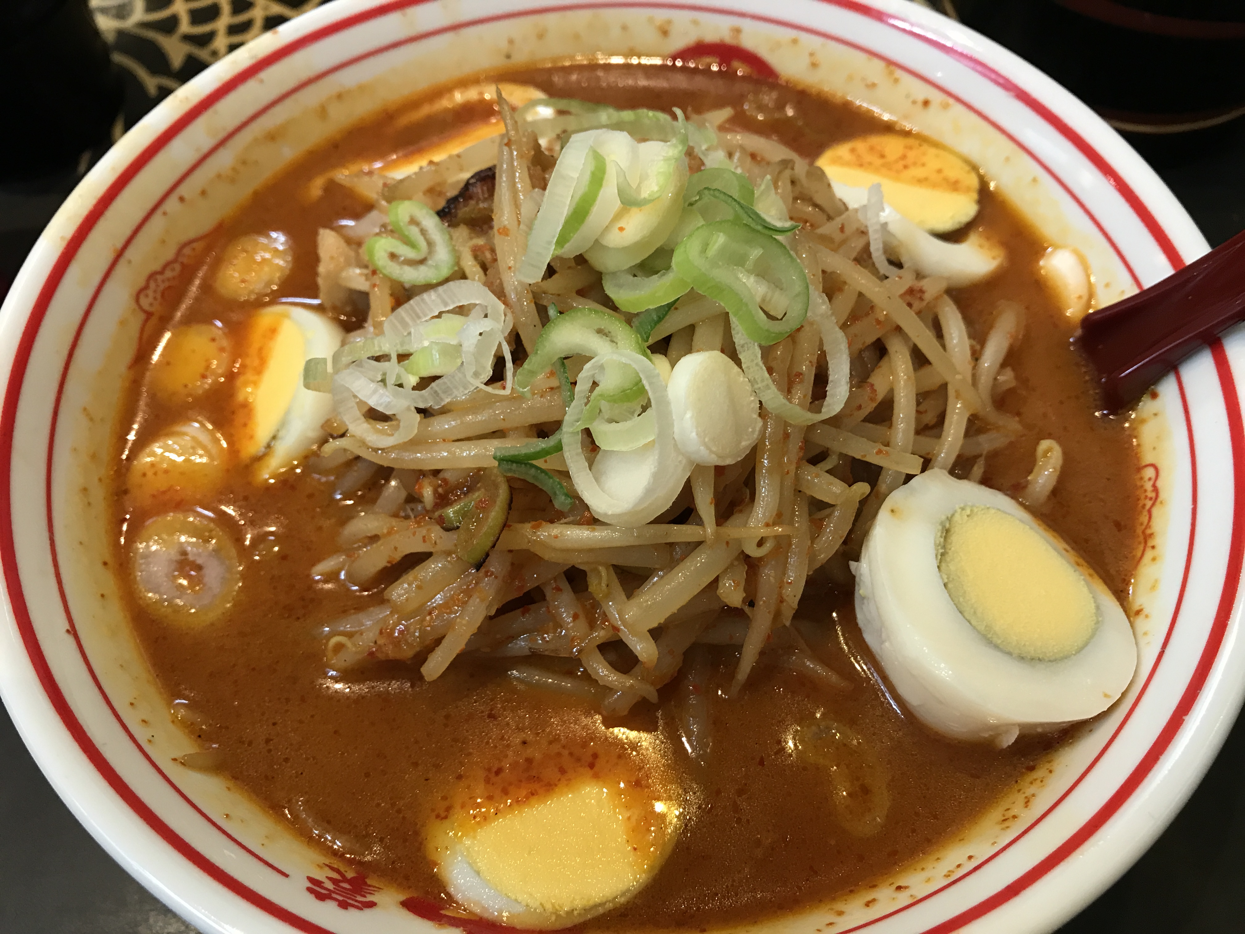 中本の味噌卵麺
