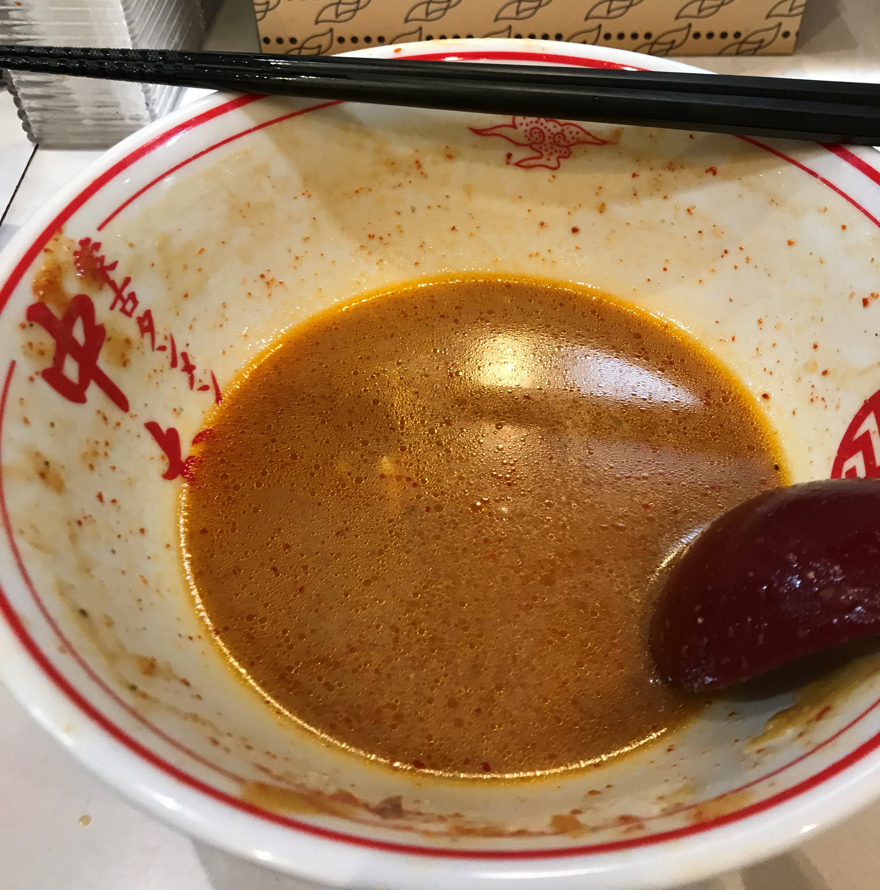 中本の蒙古タンメンを完食