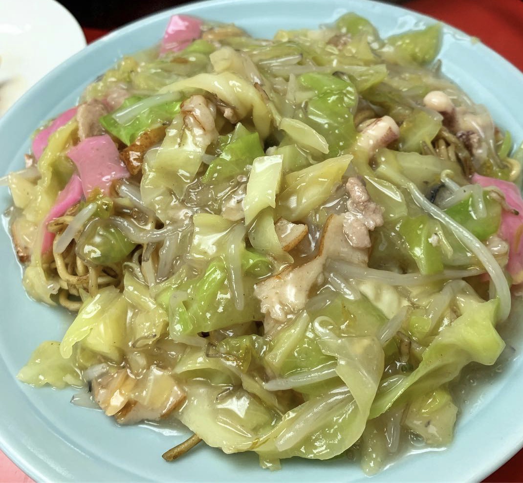 長崎飯店の皿うどん(軟麺)