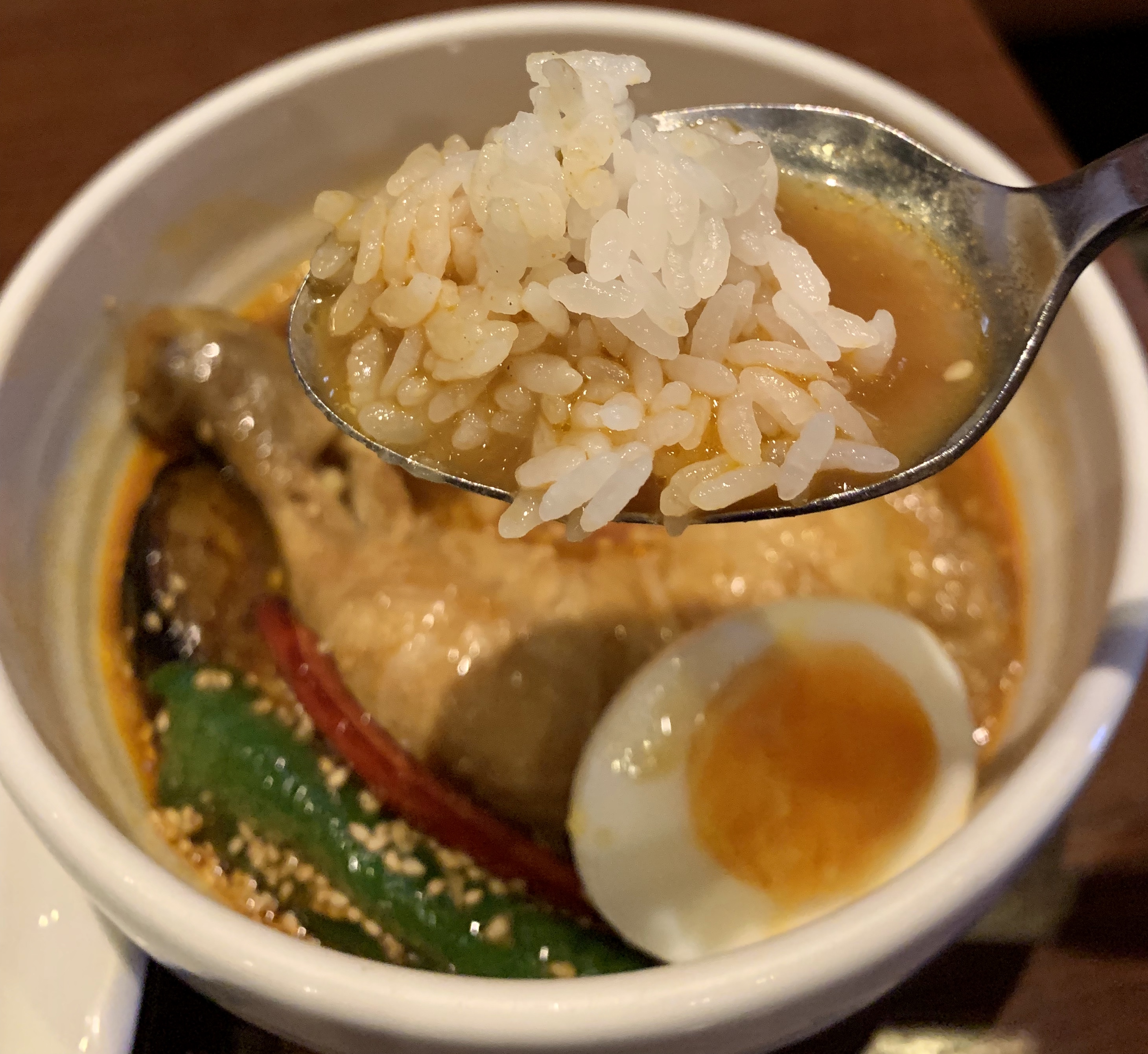シャンティ(SHANTi)渋谷店のスープにごはん