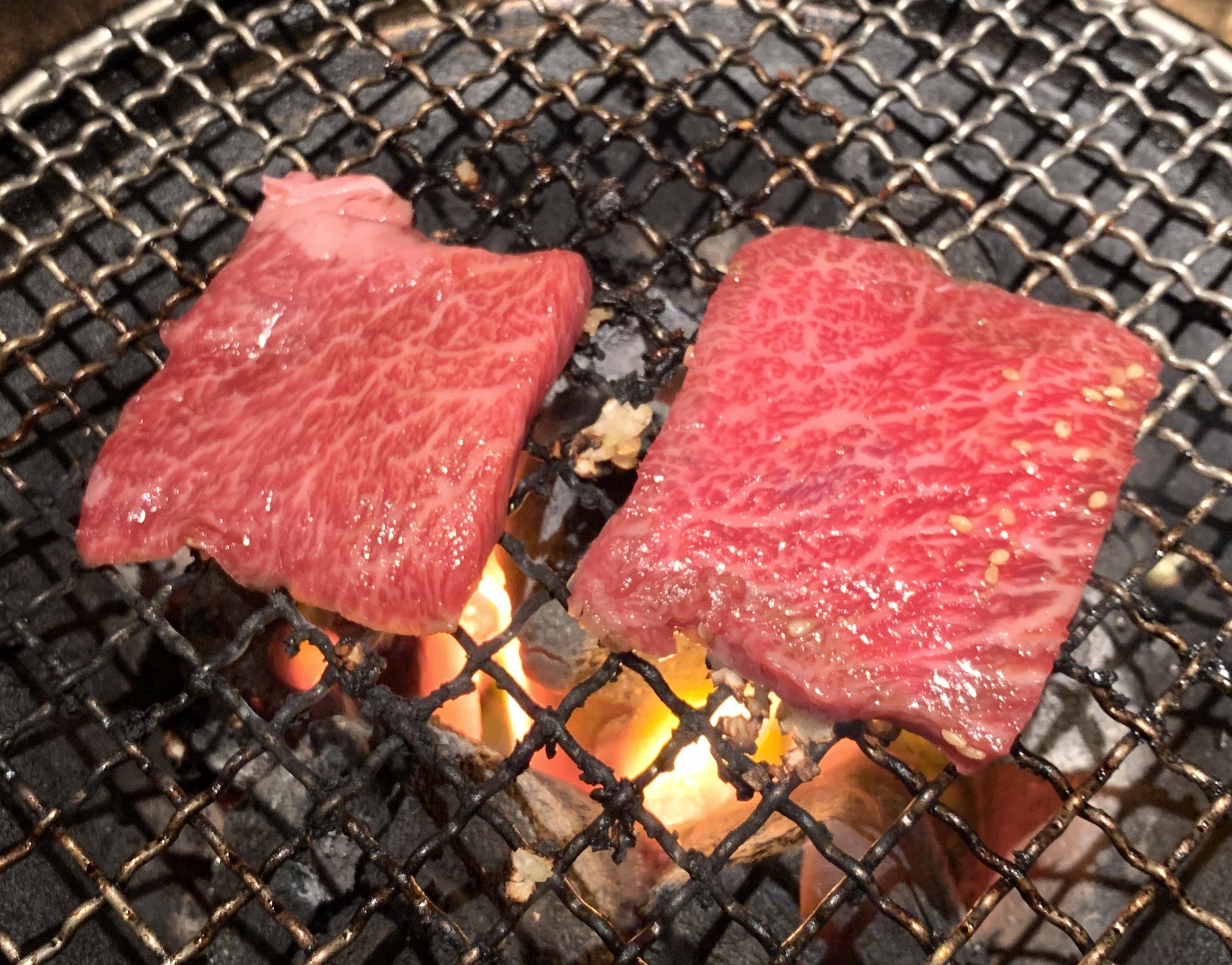 自由が丘の焼肉屋「漢江」のカイノミ1