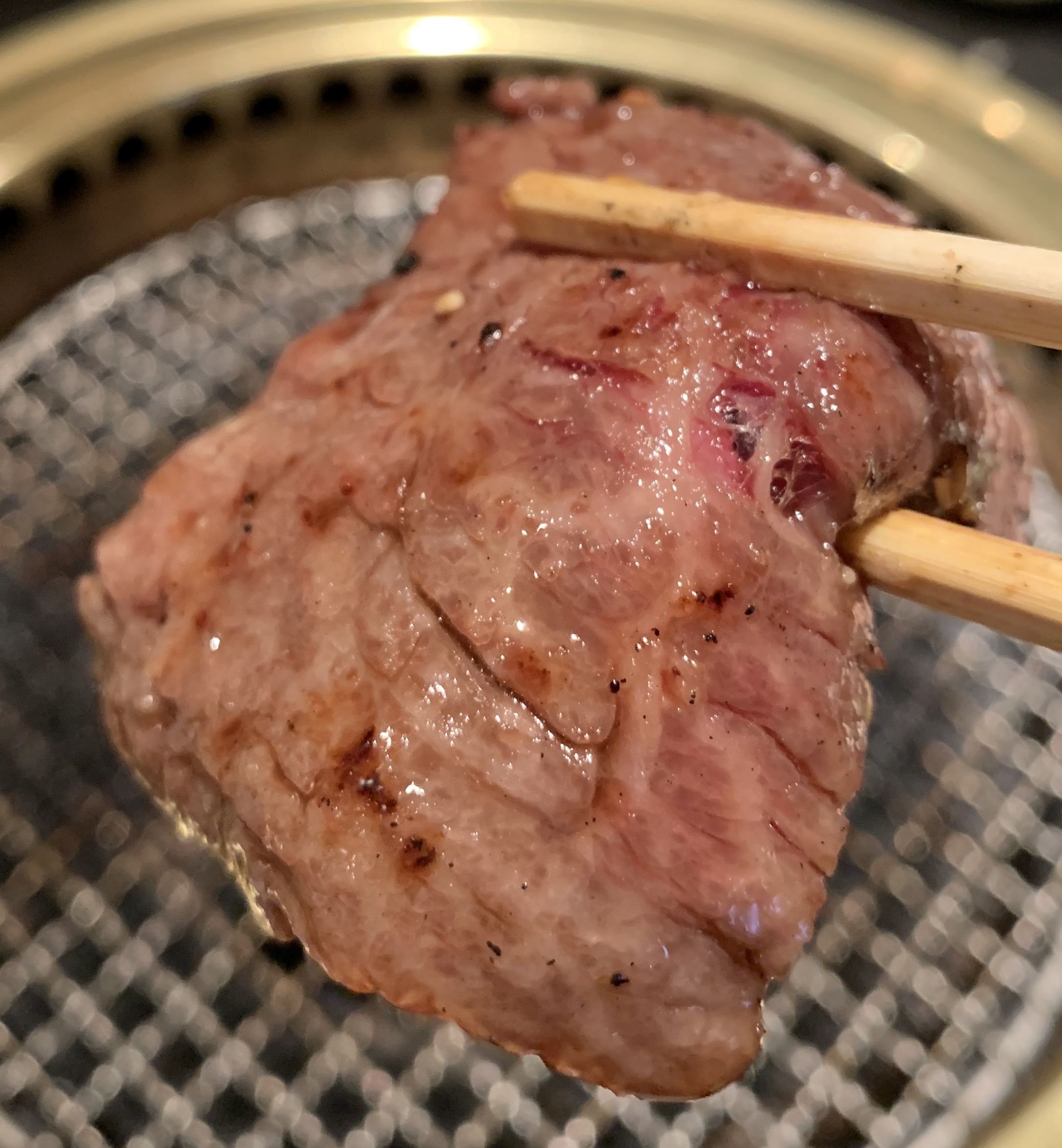 自由が丘の焼肉屋「漢江」のカイノミ2